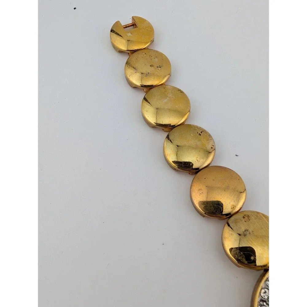 Vtg Elizabeth Taylor Watch Women 24mm Case Crystal Bezel 7.25
